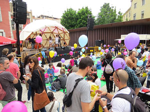 Festivalot 2016. Actuació de Les Anxovetes a la plaça del Pallol