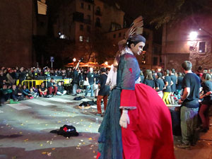 Fires 2016. Bateria de Girona. Cercavila de percusi&oacute; amb la Verge del Bombo