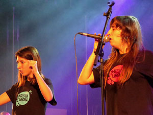 Fires 2016. Bateria de Girona. Cercavila de percusi&oacute; amb la Verge del Bombo