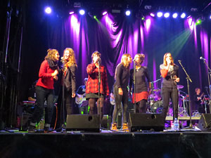 Fires 2016. Concert de la Black Music Big Band a l'escenari de la pla&ccedil;a de Sant Feliu