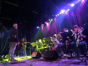 Fires 2016. Concert de la Black Music Big Band a l'escenari de la pla&ccedil;a de Sant Feliu