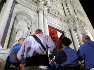 Fires 2016. Castells dins la nau gòtica de la Catedral de Girona