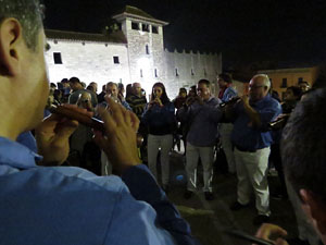 Fires 2016. Castells dins la nau gòtica de la Catedral de Girona