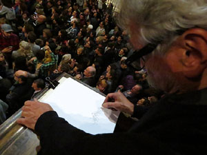 Fires 2016. Castells dins la nau gòtica de la Catedral de Girona