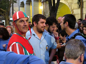 Fires 2016. Els Castells de Vigília a la Rambla de la Llibertat, amb els Marrecs de Salt i la Nova Muixeranga d'Algemesí