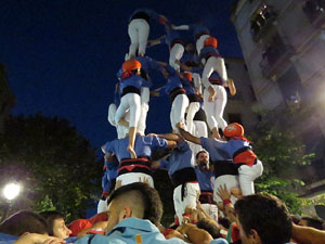 Fires 2016. Els Castells de Vigília a la Rambla de la Llibertat, amb els Marrecs de Salt i la Nova Muixeranga d'Algemesí