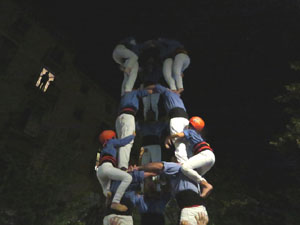 Fires 2016. Els Castells de Vigília a la Rambla de la Llibertat, amb els Marrecs de Salt i la Nova Muixeranga d'Algemesí