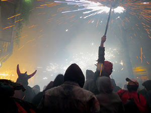 Fires 2016. El correfoc amb els Diables de l'Onyar