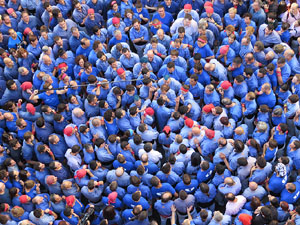 Fires 2016. La Diada Castellera a la pla&ccedil;a del Vi, amb els Marrecs de Salt, els Capgrossos de Matar&oacute; i els Minyons de Terrassa