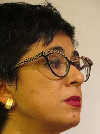 Sílvia Planas, directora del Museu d0Història dels Jueus de Girona, durant la inauguració