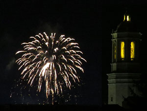 Fires 2016. El castell de focs de cloenda de Fires de Sant Narc&iacute;s