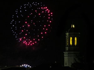 Fires 2016. El castell de focs de cloenda de Fires de Sant Narc&iacute;s