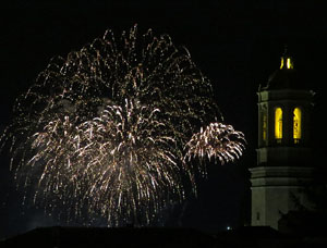 Fires 2016. El castell de focs de cloenda de Fires de Sant Narc&iacute;s