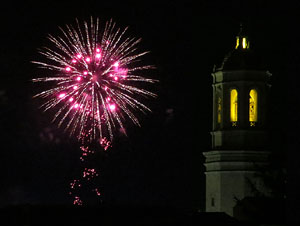 Fires 2016. El castell de focs de cloenda de Fires de Sant Narc&iacute;s