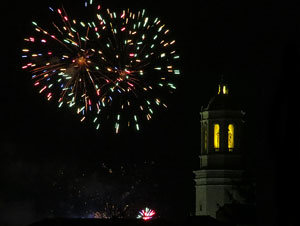 Fires 2016. El castell de focs de cloenda de Fires de Sant Narc&iacute;s