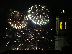 Fires 2016. El castell de focs de cloenda de Fires de Sant Narc&iacute;s
