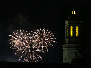 Fires 2016. El castell de focs de cloenda de Fires de Sant Narc&iacute;s