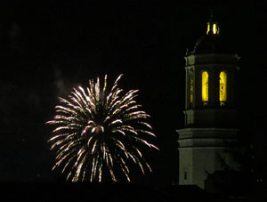 Fires 2016. El castell de focs de cloenda de Fires de Sant Narc&iacute;s