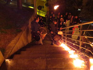 Fires 2016. Espectacle de foc i música Lluminàries de Fires, a càrrec de Taller de Magnèsia i Els Berros de la Cort