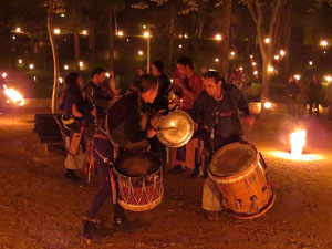 Fires 2016. Espectacle de foc i música Lluminàries de Fires, a càrrec de Taller de Magnèsia i Els Berros de la Cort