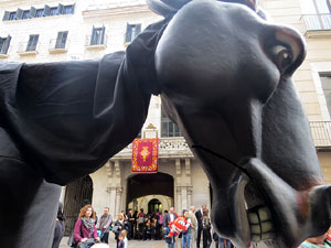 Fires 2016. Passejada de la Mula Baba i teatre de titelles a la Rambla de la Llibertat