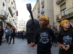 Fires 2016. Passejada de la Mula Baba i teatre de titelles a la Rambla de la Llibertat