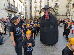 Fires 2016. Passejada de la Mula Baba i teatre de titelles a la Rambla de la Llibertat