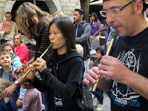 Fires 2016. Passejada de la Mula Baba i teatre de titelles a la Rambla de la Llibertat