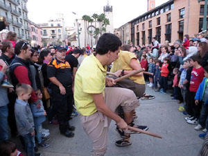 Fires 2016. El pregó. Cercavila amb gegants, capgrossos i mules