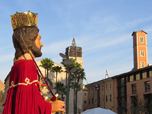 Fires 2016. El preg&oacute. Concentraci&oacute; a la pla&ccedil;a de la Constituci&oacute;