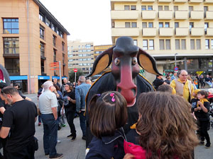 Fires 2016. El preg&oacute. Concentraci&oacute; a la pla&ccedil;a de la Constituci&oacute;
