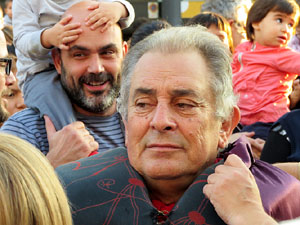 Fires 2016. El preg&oacute. Concentraci&oacute; a la pla&ccedil;a de la Constituci&oacute;