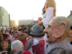 Fires 2016. El preg&oacute. Concentraci&oacute; a la pla&ccedil;a de la Constituci&oacute;