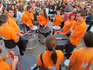 Fires 2016. El preg&oacute. Concentraci&oacute; a la pla&ccedil;a de la Constituci&oacute;