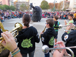 Fires 2016. El preg&oacute. Concentraci&oacute; a la pla&ccedil;a de la Constituci&oacute;