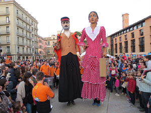 Fires 2016. El preg&oacute. Concentraci&oacute; a la pla&ccedil;a de la Constituci&oacute;