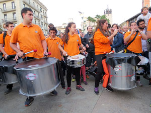 Fires 2016. El preg&oacute. Concentraci&oacute; a la pla&ccedil;a de la Constituci&oacute;