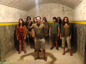FITAG 2016. Espectacle A la deriva, coproducci&oacute; FITAG 2016 al refugi antiaeri del Jard&iacute; de la Inf&agrave;ncia