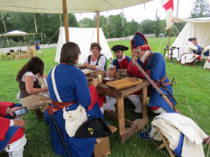 Girona resisteix! Jornades de recreació històrica de la Guerra de Successió. El campament