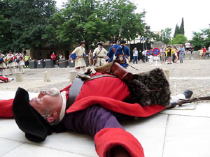 Girona resisteix! Jornades de recreació històrica de la Guerra de Successió. Combat a la plaça de Sant Domènec