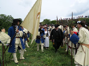 Girona resisteix! Jornades de recreaci&oacute; hist&ograve;rica de la Guerra de Successi&oacute;. Castell de Montju&iuml;c. Cloenda de la recreaci&oacute; hist&ograve;rica