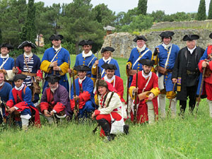 Girona resisteix! Jornades de recreaci&oacute; hist&ograve;rica de la Guerra de Successi&oacute;. Castell de Montju&iuml;c. Cloenda de la recreaci&oacute; hist&ograve;rica