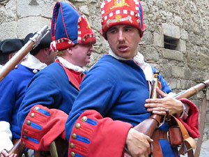 Girona resisteix! Jornades de recreació històrica de la Guerra de Successió. Combat a la plaça dels Lledoners