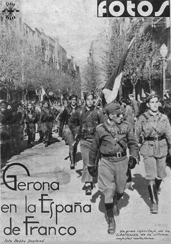 Entrada de les tropes franquistes a Girona. 4 de febrer 1939