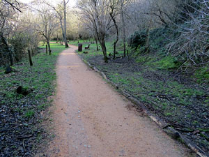 L'itinerari del Galligants. Camí verd que connecta la plaça dels Jurats del Barri Vell amb la font del Bisbe
