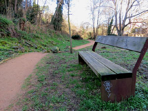 L'itinerari del Galligants. Camí verd que connecta la plaça dels Jurats del Barri Vell amb la font del Bisbe
