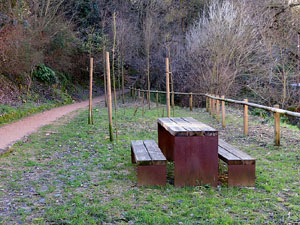 L'itinerari del Galligants. Camí verd que connecta la plaça dels Jurats del Barri Vell amb la font del Bisbe