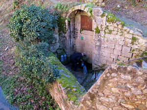 L'itinerari del Galligants. Camí verd que connecta la plaça dels Jurats del Barri Vell amb la font del Bisbe