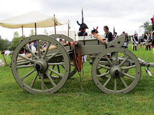 IX Festa Reviu els Setges Napole&ograve;nics de Girona. Campament d'&egrave;poca napole&ograve;nica al parc de les Ribes del Ter