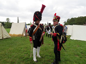 IX Festa Reviu els Setges Napole&ograve;nics de Girona. Campament d'&egrave;poca napole&ograve;nica al parc de les Ribes del Ter